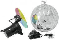 Eurolite mirror ball set 30 cm with spot light and accessories - Disco Ball
