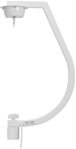 Eurolite motor stand 1 rpm. /min. for mirror balls up to 30 cm, white - Disco Ball - Main image