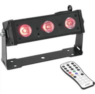 Eurolite LED BAR-3 HCL light bar, 3x 12W RGBWA+UV LED - LED PAR Spotlight