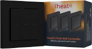 HEATIT Z-Push Wall Controller Black RAL 9011 - Remote Control