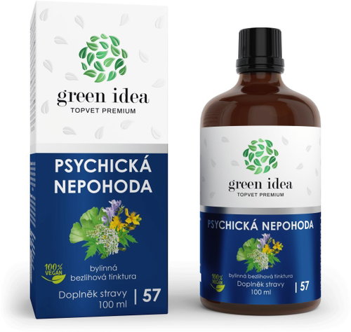 GREEN IDEA Mental discomfort - alcohol-free tincture 100 ml - Dietary Supplement - Main image