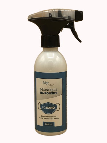 BoNANO NANO Dezinfekce na povrchy, roušky a respirátory 300ml - Disinfectant - Main image