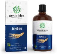 Green Idea Ženšen, bezlihová tinktura 100 ml - Ginseng