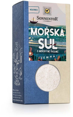 Sonnentor Mořská sůl s mořskými řasami obsahujícími jód 150 g - Salt - Main image