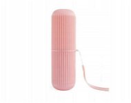 NET Víceúčelové cestovní pouzdro na kartáček a pastu, růžové - Toothbrush Cover