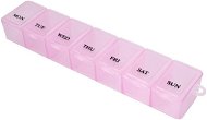 Pill Box Verk 15850 Dávkovač léků 7denní růžový - Krabička na léky