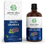 GREEN IDEA Šalvěj lékařská bezlihová tinktura 100 ml - Herbal Extract