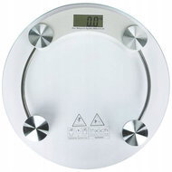 Verk Round Digital Personal Scale - Transparent Glass - Bathroom Scale