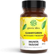 GREEN IDEA GUMMYGREEN Multivitamín + probiotika 60 tbl - Sweets