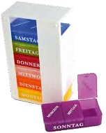 Pill Box Sundo Týdenní dávkovač léků 7 × 3, v němčině - Krabička na léky