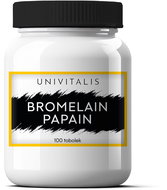 Univitalis Bromelain + Papain 100 capsules - Dietary Supplement
