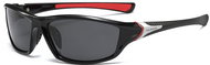 STYLE4 Sport polarized sunglasses Tours, black and red, black lenses - Sunglasses