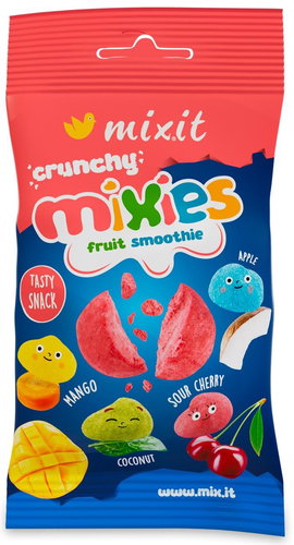MIXIT Crunchy Mixies - crunchy fruit smoothie snack 20 g - Dried Fruit - Main image