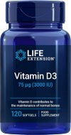 Life Extension Vitamin D3 3000 UI 120 Softgels - Vitamin D