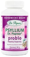 Dr. Popov Psyllium Probio kapsle 240 ks ekonom balení - Vláknina