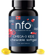 NFO Omega-3 Kids Žuvacie mäkké gély - Omega-3