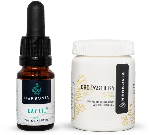Herbonia Concentration and Energy Pack - 10 ml + 30 pcs - 2000 mg CBD - CBD - Main image