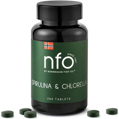NFO Spirulina & Chlorella [260 tablets] - Dietary Supplement - Main image
