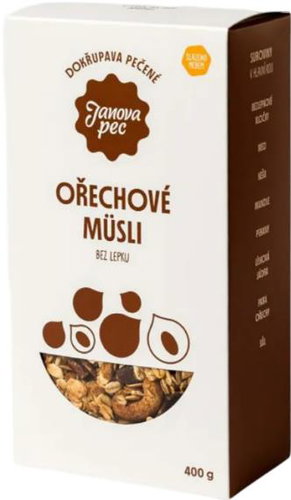 Janova Pec Nutty baked muesli 400g - Muesli - Main image