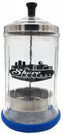 THE SHAVE FACTORY Glass container for disinfection 0,6 l - Disinfectant