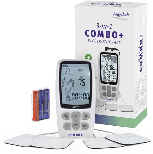 Body Clock 3-in-1 Combo+ Electrotherapy device with 22 programs TENS, EMS, massage - Electrostimulator - Main image