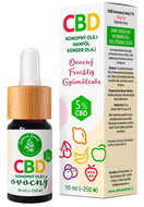Green Earth CBD drops with fruit flavour 5%, 10 ml - CBD