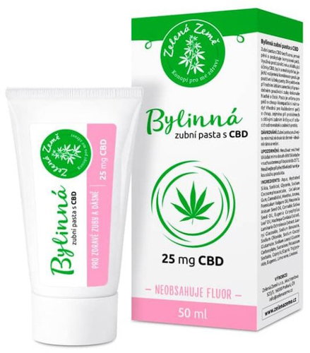 Green Earth CBD toothpaste, 50 ml - Toothpaste - Main image