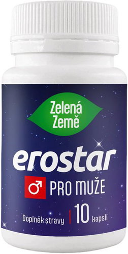 Green Earth Erostar for men, 10 capsules - Ginseng - Main image