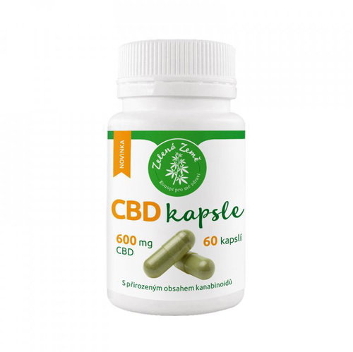 Green Earth CBD capsules 600 mg CBD, 60 pcs - CBD - Main image