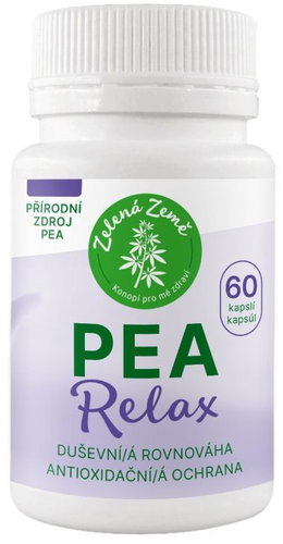 Green Earth PEA capsules RELAX, 60 capsules - Herbal Lozenges - Main image