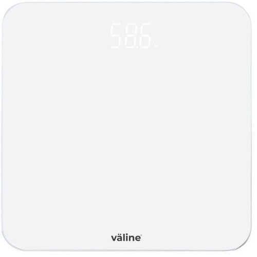 Garsaco Väline Kocarli, max 180kg, requires 3× AAA batteries, tempered glass, white - Digital Scale - Main image