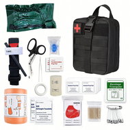 RealG RC-K-271 Lékárnička první pomoci taktická s výbavou, černá - First-Aid Kit 