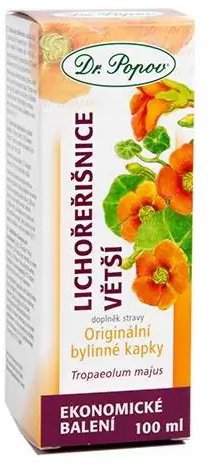 Dr. Popov Greater Nasturtium Herbal Drops 100ml Economy Pack - Herbal Drops - Main image