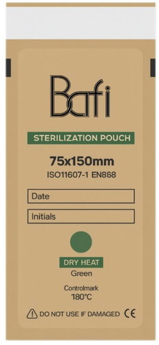 Bafi Sterilizační sáčky 75 × 150 mm, 100 ks - Sterilization pouches - Main image