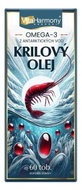 VitaHarmony Krilový olej 1200 mg Omega 3 60 tobolek - Omega 3
