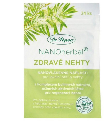 DR. POPOV Healthy Nails Nanoplast Plasters 24pcs - Plaster - Main image