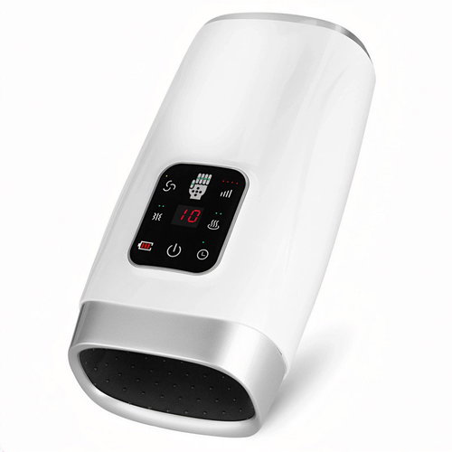 Kaden XB-818 Kompresní masážní přístroj na ruce s vyhříváním, 4 režimy, 8 W, bílý - Massage Device - Main image