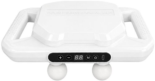 Verk 24617 Masážní přístroj na tělo, 4 hlavice, 20 úrovní, USB, bílý - Massage Device - Main image