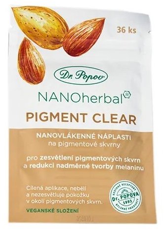 DR.POPOV Nanonáplast PIGMENT CLEAR 36 ks - Plaster - Main image
