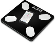 RETOO Analytická koupelnová váha slim 180 kg Smart+ 17v1 – černá E032 - Bathroom Scale