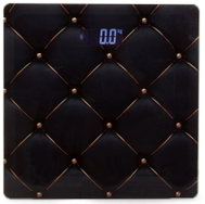 Verk 17097 Digitální osobní váha skleněná LCD 180 kg / 100 g černozlatá - Bathroom Scale