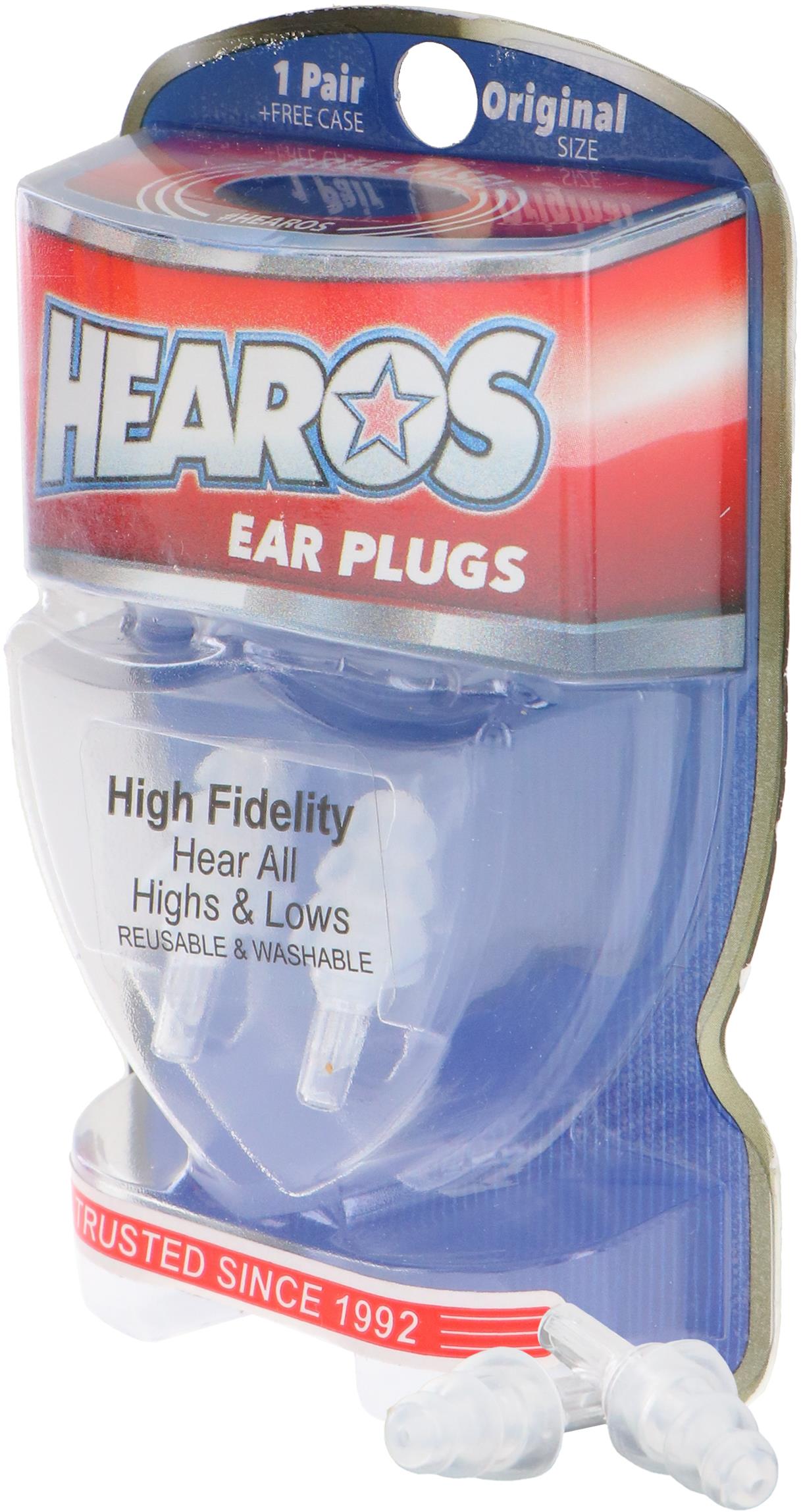 HEAROS High Fidelity Ear Plugs Original NRR 15dB - 1 Pair