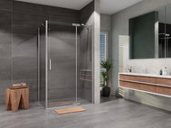 Lansanit Square Shower Enclosure Brix H2Y-90R + SPHY90 - Shower Enclosure