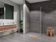 Lansanite Side Wall Brix SPHY100 - Shower Screen