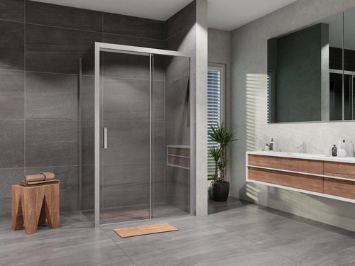 Lansanit Rectangular Shower Enclosure Serra SEU12-2 + SPE90 - Shower Enclosure - Main image