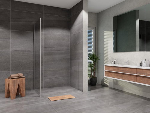 Lansanite Side Wall Serra SPE80 - Shower Screen - Main image