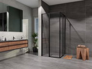 Lansanit Square Shower Enclosure Tadao PRD99-B - Shower Enclosure