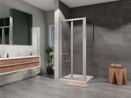 Lansanit sprchový kout čtvercový Briano BF80-190-C+SPF80-190-C - Sprchový kout