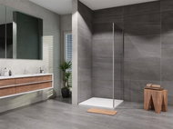 Lansanite Side Wall Vati SPR80-6-190-C - Shower Screen