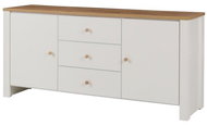 JRK Bremen 4, dub zlatý/krém - Chest of Drawers